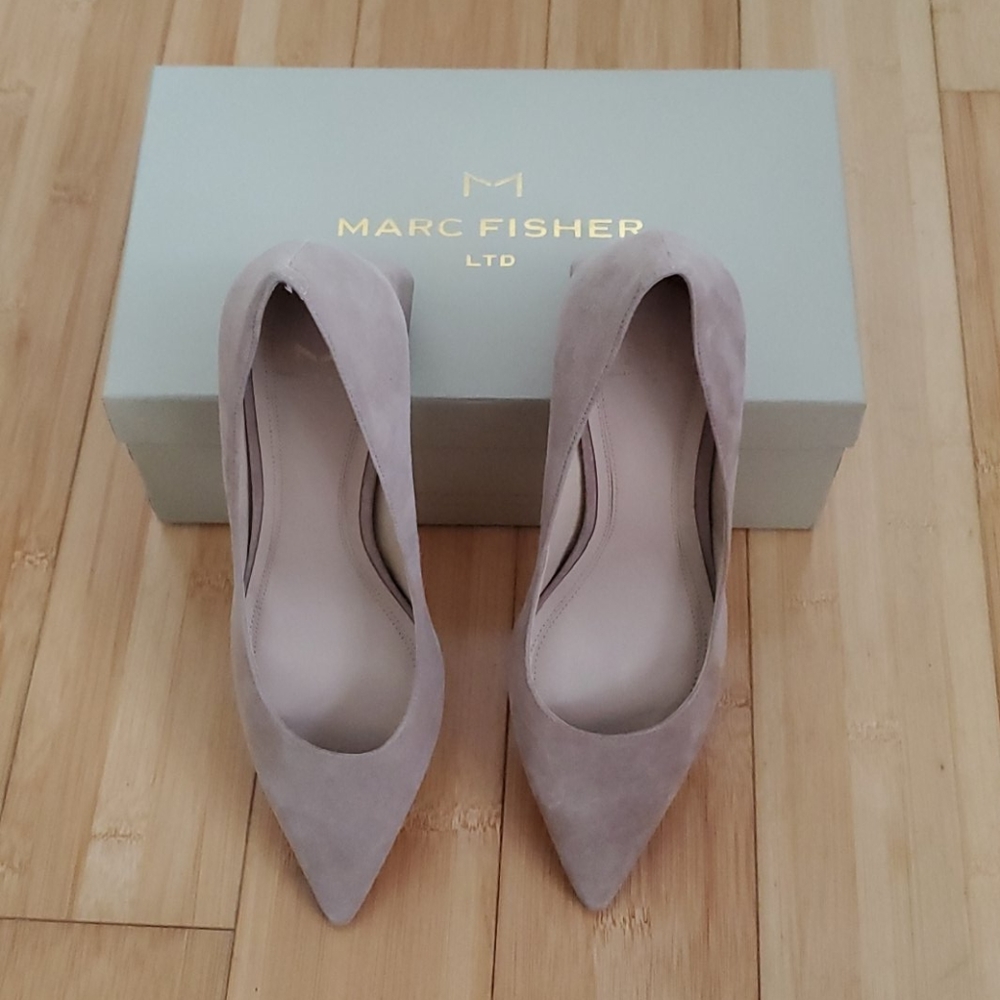Marc Fisher Zala Suede Heel